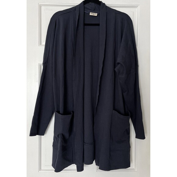 Pact Sweaters - Pact Cardigan Womens M/L Organic Cotton Airplane Wrap Comfort Minimalist Travel